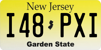 NJ license plate I48PXI