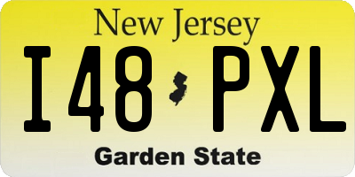 NJ license plate I48PXL