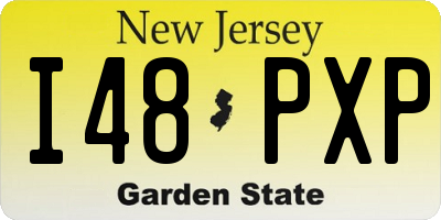 NJ license plate I48PXP