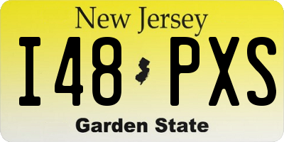 NJ license plate I48PXS