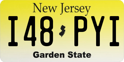 NJ license plate I48PYI