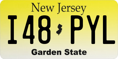 NJ license plate I48PYL