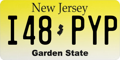 NJ license plate I48PYP