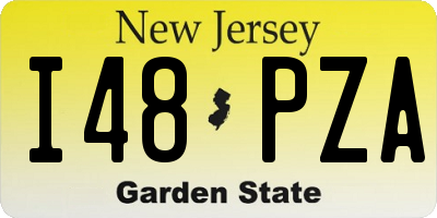 NJ license plate I48PZA