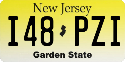 NJ license plate I48PZI