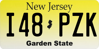 NJ license plate I48PZK