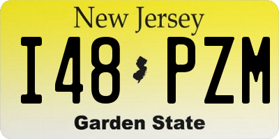 NJ license plate I48PZM