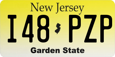 NJ license plate I48PZP
