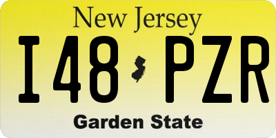NJ license plate I48PZR
