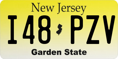 NJ license plate I48PZV