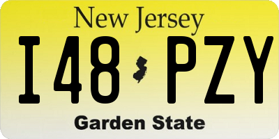 NJ license plate I48PZY