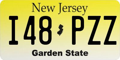 NJ license plate I48PZZ