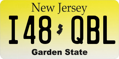 NJ license plate I48QBL