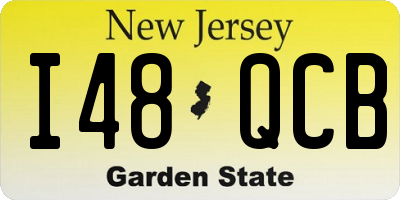 NJ license plate I48QCB