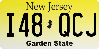 NJ license plate I48QCJ