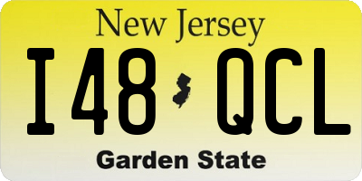 NJ license plate I48QCL