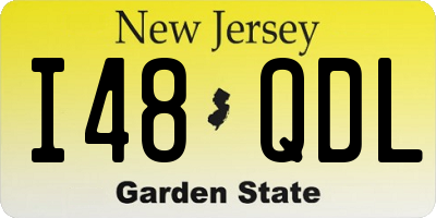 NJ license plate I48QDL