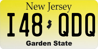 NJ license plate I48QDQ