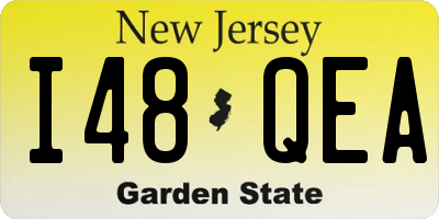 NJ license plate I48QEA