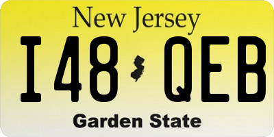 NJ license plate I48QEB
