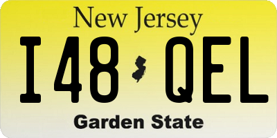 NJ license plate I48QEL