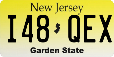 NJ license plate I48QEX