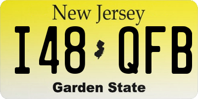 NJ license plate I48QFB
