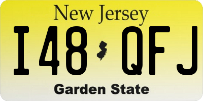 NJ license plate I48QFJ
