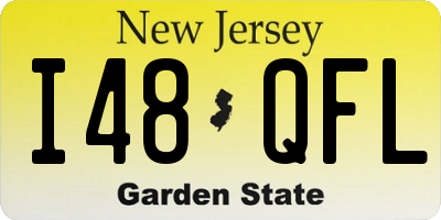 NJ license plate I48QFL