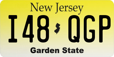 NJ license plate I48QGP