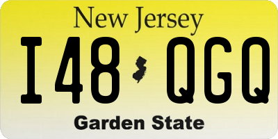 NJ license plate I48QGQ