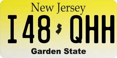 NJ license plate I48QHH
