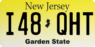 NJ license plate I48QHT