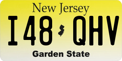 NJ license plate I48QHV