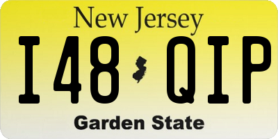 NJ license plate I48QIP