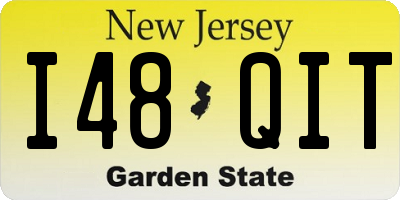 NJ license plate I48QIT