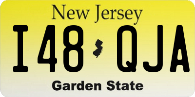 NJ license plate I48QJA