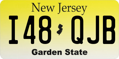 NJ license plate I48QJB
