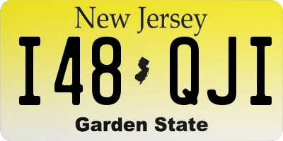 NJ license plate I48QJI