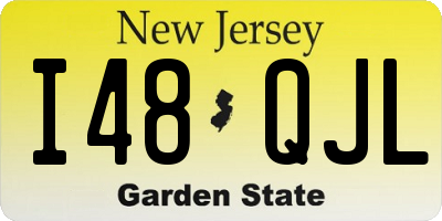 NJ license plate I48QJL