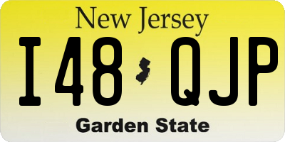 NJ license plate I48QJP