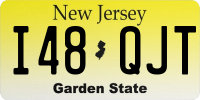 NJ license plate I48QJT