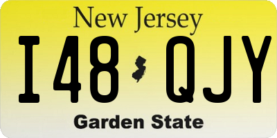 NJ license plate I48QJY