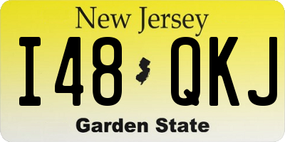NJ license plate I48QKJ