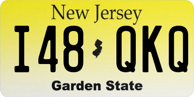 NJ license plate I48QKQ