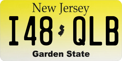 NJ license plate I48QLB