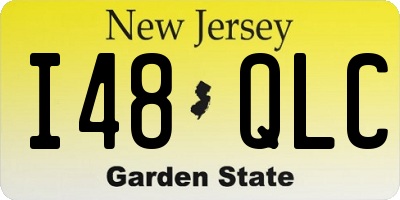 NJ license plate I48QLC