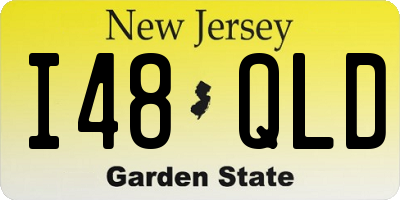 NJ license plate I48QLD