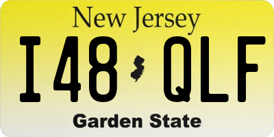 NJ license plate I48QLF