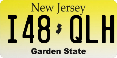 NJ license plate I48QLH
